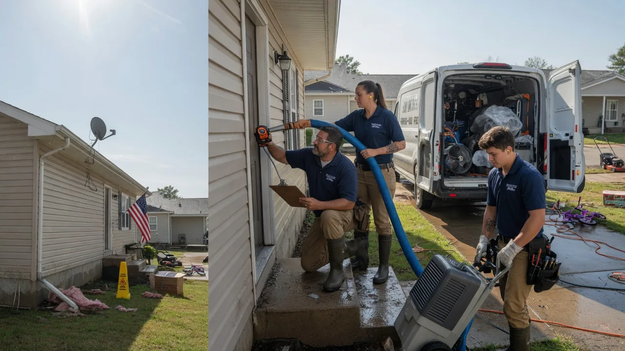 Ceiling Water Damage Restoration in Columbus Grove, OH near me